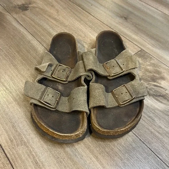 Birkenstock Arizona Suede Leather Sandals Women's Size EU 39 US 8 - Picture 2 of 4